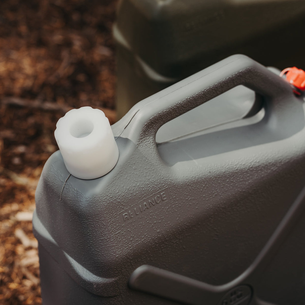 Reliance Rhino-Pak container with adapter mounted