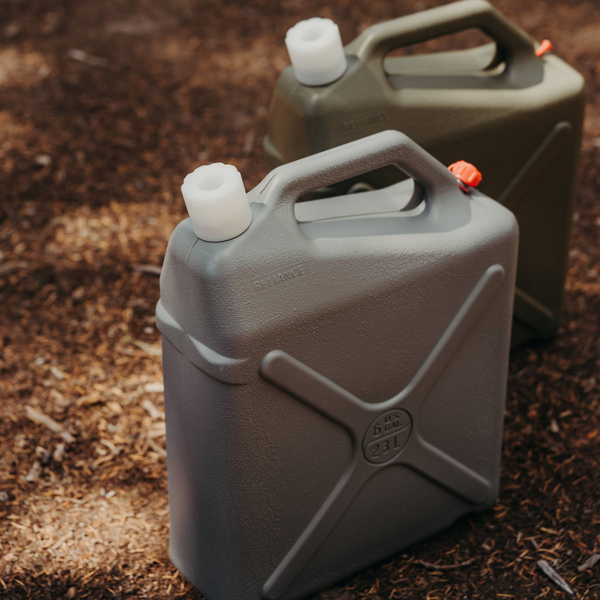 Reliance Rhino-pak and Desert Patrol adapter only mounted on both containers